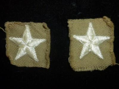 WWII Brigadier General Rank Insignia Set