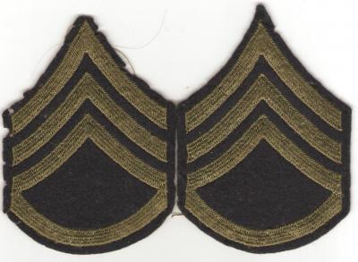 WWII Army Staff Sergeant Chevrons