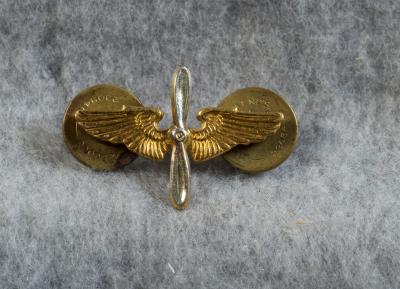 WWII Army Officer AAF Collar Pin 