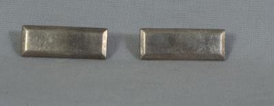 WWII 1st Lieutenant Insignia Pair Sterling