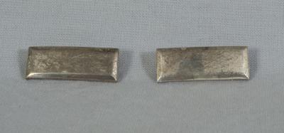 WWII 1st Lieutenant Insignia Pair Sterling