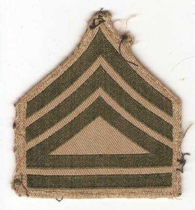 WWII USMC Staff Sergeant Patch