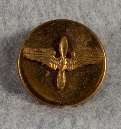 WWII AAF Collar Disc Screw Back