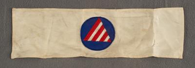 WWII Civil Defense Air Raid Warden Armband