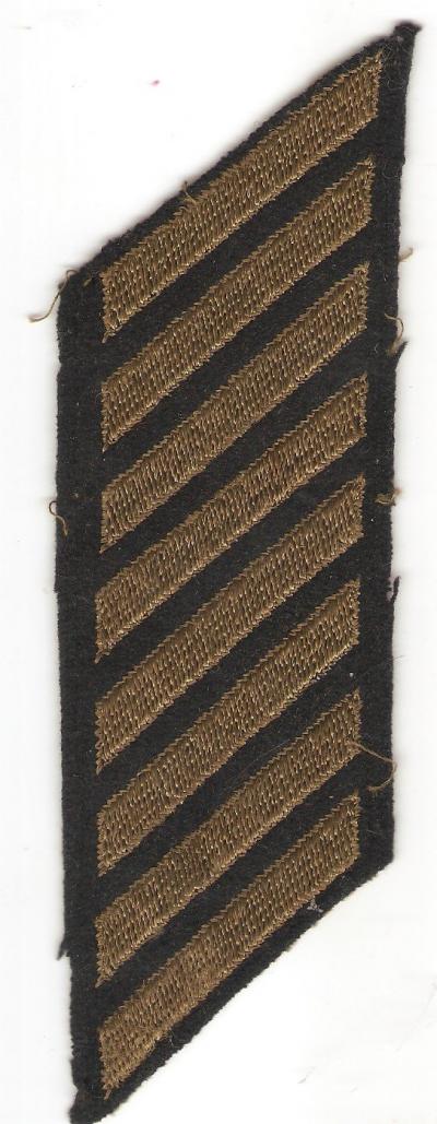 WWII Army Service Stripes Row of 8