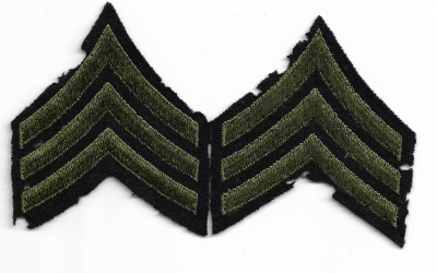 WWII Army Sergeant Chevrons