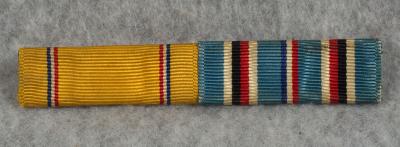 WWII Army Ribbon Bar American Defense & Campaign