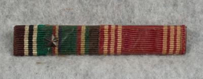 WWII Army Ribbon Bar 2 Place British Theater Made