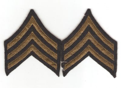 WWII Army Sergeant Chevrons