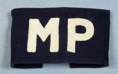 WWII US Army MP Armband Brassard 