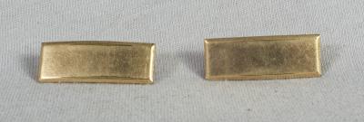 WWII 2nd Lieutenant Rank Insignia Pair Balfour