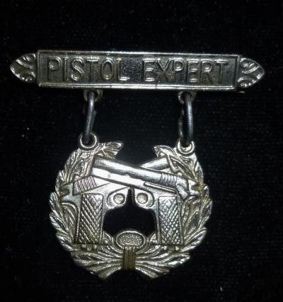 WWII Pistol Expert Badge