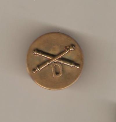 WWII Artillery D Collar Disc