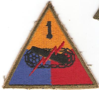 WWII Patch 1st Armored Division