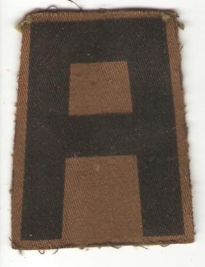 WWII 1st Army Patch Printed English Made