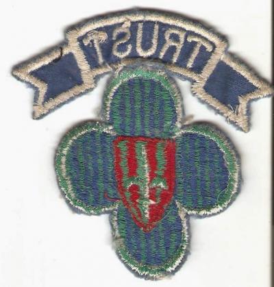 Trieste 88th Division Patch & Tab Green Back