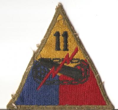 WWII 11th Armored Division Patch