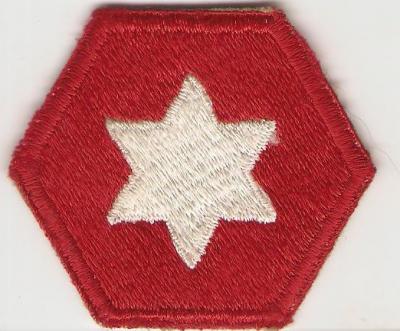 WWII 6th Army Patch Old Style