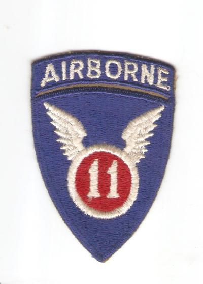 WWII era 11th Airborne Division Patch