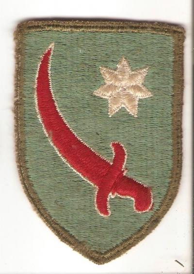 Persian Gulf Command Patch White Back