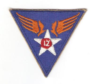 WWII 12th AAF Patch