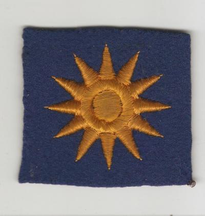 WWII 40th Infantry Division Patch Felt