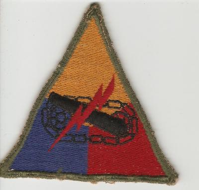 WWII Armored School Theater Made Patch