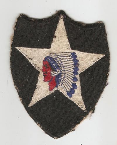 WWII 2nd Infantry Division Patch