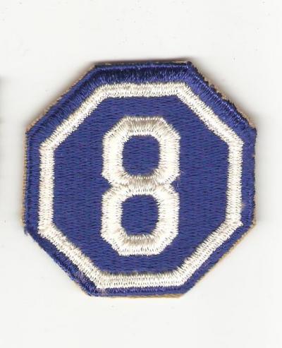 WWII 8th Corps Patch