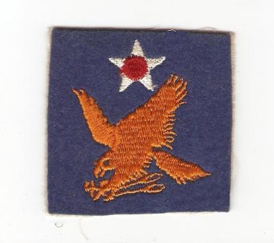 WWII 2nd AAF Patch Felt Variant