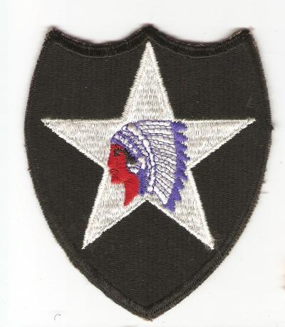 WWII 2nd Infantry Division Patch