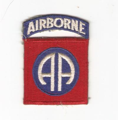 WWII US Army 82nd Airborne Patch