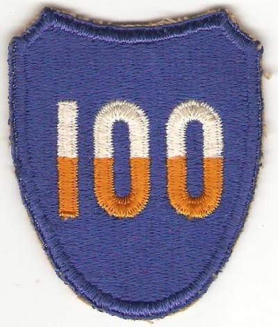 WWII 100th Infantry Division Patch