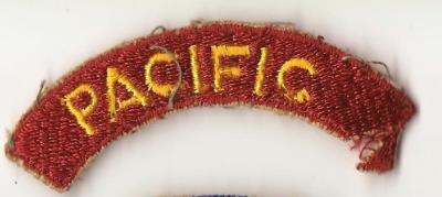 WWII Pacific Patch Tab