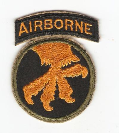 WWII 17th Airborne Division Patch