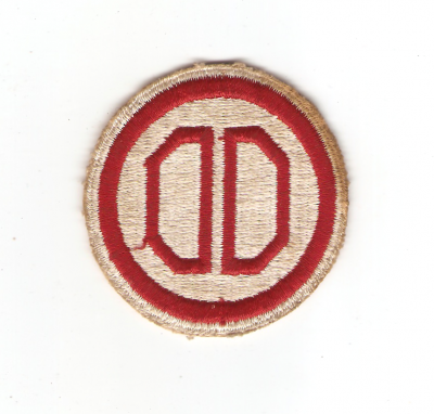 WWII Patch 31st Division White Border Variant