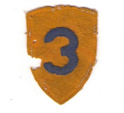 WWII 3rd Cavalry Division Patch