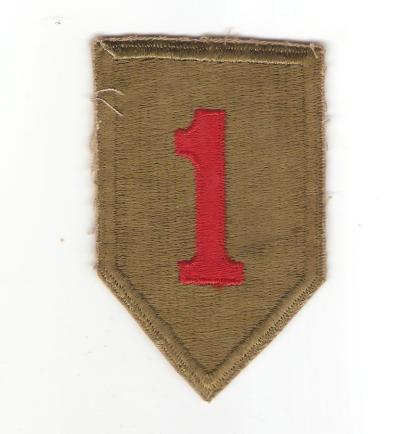 WWII 1st Infantry Division Patch