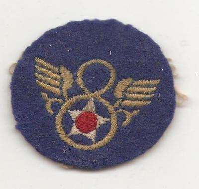 WWII 8th AAF Patch Theater Made