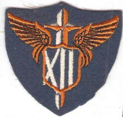 WWII 12th Tactical AF Felt Patch