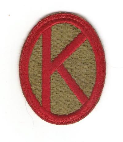 WWII 95th Infantry Division Patch