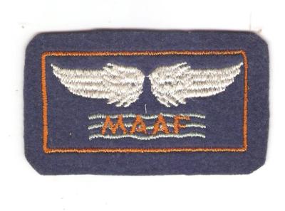 Patch MAAF Mediterranean Allied Air Forces Felt