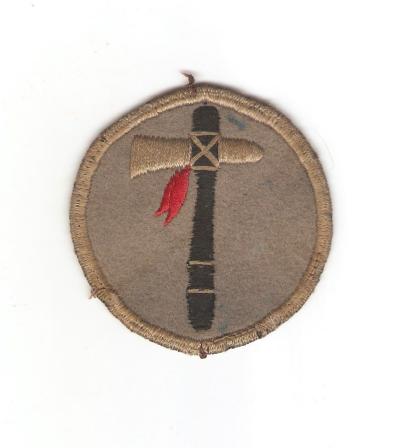 WWII 19th Corps Patch Theater Made Felt