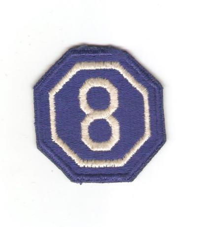 WWII 8th Corps Patch