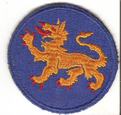 WWII 157th Ghost Infantry Division Patch