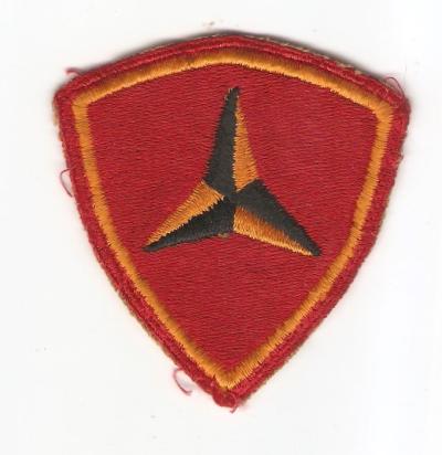 WWII 3rd Marine Division Patch