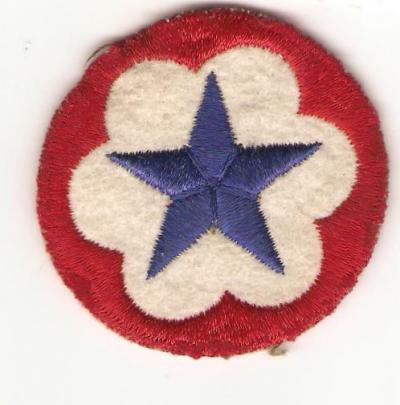 WWII Army Service Forces Patch Variant