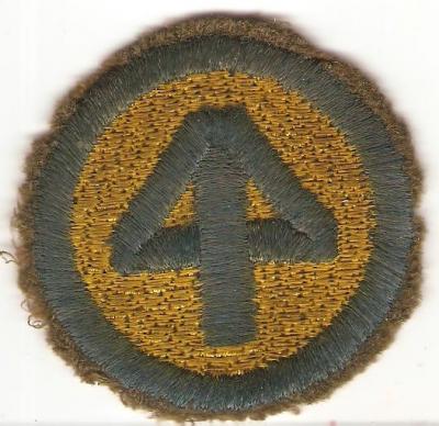 WWII 44th Infantry Division Patch Felt Edge