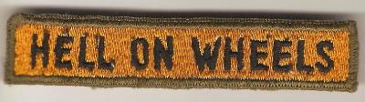 WWII 2nd Armored Division Patch Tab