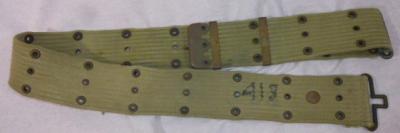 WWII M36 Web Pistol Belt 